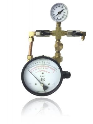 Differential Pressure Plus designs and manufacturers differential pressure gauges and filter indicators. Our main industries are cyrogenic storage for liquid oxygenm nitrogen, and natural gas. Filtration of water, oil, and other gases and liquids. Leak detection systems for large tanks and pipelines. Flow rates on venturis and other flow type devices. We are located in the United States and have been manufacturing since 1991. We also make a like of 4-20mA transmitters and entire line of testing equipment. Our backflow test kits are used to test back flow preventers around the world